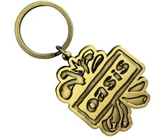 Rock Raktų Pakabukas Oasis Gold Logo Splat
