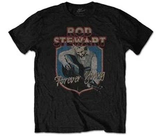 Rock Rod Stewart Forever Young Crest Marškinėliai, Dydis: XXL