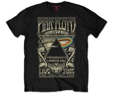 Rock Rožinė Floyd Carnegie Hall Poster Marškinėliai, Dydis: M