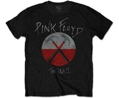 Rock Rožinė Floyd The Wall Hammers Logo Marškinėliai, Dydis: M