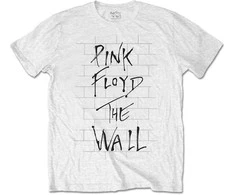Rock Rožinė Floyd The Wall &amp; Logo Marškinėliai, Dydis: XXL