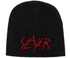 Rock Slayer Scratched Logo Žieminė Kepurė (Atnaujinta)