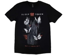 Rock Sleep Token Butterflies Marškinėliai, Dydis: M