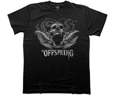 Rock The Offspring Feathered Winged Skull Marškinėliai, Dydis: XL