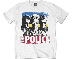 Rock The Police Band Photo Sunglasses Marškinėliai, Dydis: L