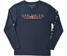 Rock Van Halen 84 Tour Marškinėliai Ilgomis Rankovėmis, Dydis: M
