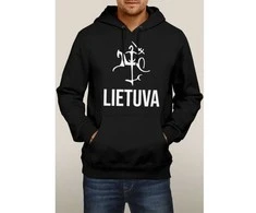 Superfanas Juodas Džemperis Su Dideliu Vyčiu, Dydžiai: S