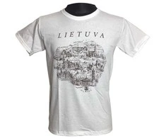 Vilnius Lietuva Marškinėliai, Dydis: S