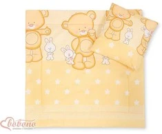 Bobono Patalynės komplektas kūdikiui Cuddly Teddy Bear – jaukumui ir saldžiam miegui.