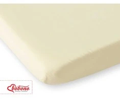 Bobono Medvilninė paklodė 120x60 cm rožinė su baltais taškeliais