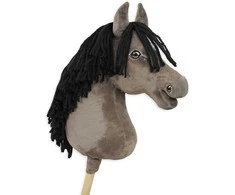 Super Hobby Horse Medinis žirgas ant lazdos – premium hobis žirgas grulas