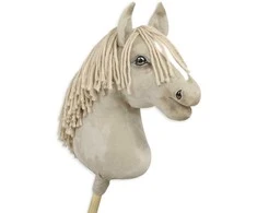 Super Hobby Horse Medinis hobis arkliukas – cremello spalva