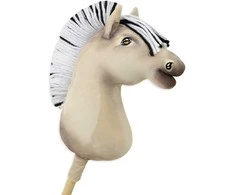 Super Hobby Horse Medinis žirgas su kotu – fjordas Premium