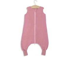 My Sweet Baby Miegmaišis vaikams su kojytėmis vasarai, rožinis muslinas, XL 2–4 m.
