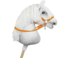 Super Hobby Horse Hobby horsing vadeles kantarui – neoninės oranžinės