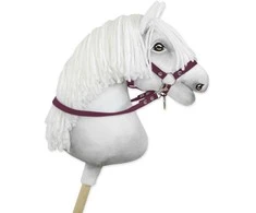 Super Hobby Horse Hobby horsingo kamanos kantarui – slyvų spalvos