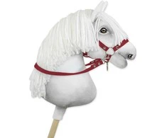 Super Hobby Horse Hobio žirgo kamanos – burgundinės