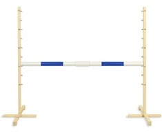Super Hobby Horse Šuolių kliūtis hobby horse su mėlyna sija 160 cm