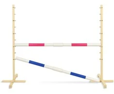 Super Hobby Horse Šokinėjimo kliūtis Hobby Horse rožinė ir mėlyna