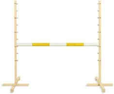 Super Hobby Horse Šokinėjimo kliūtis hobby horse su geltona sija 120 cm
