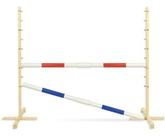 Super Hobby Horse Šuolių kliūtis hobby horse raudona ir mėlyna 120 cm