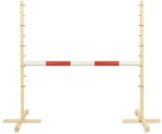 Super Hobby Horse Šokinėjimo kliūtis hobby horse su raudona sija 120 cm