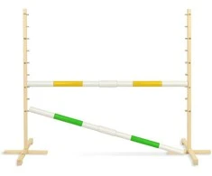 Super Hobby Horse Šuolių kliūtis Hobby Horse geltona ir žalia, 120 cm aukščio