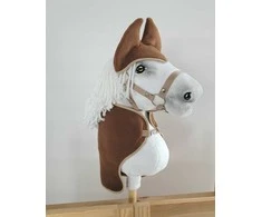 Super Hobby Horse Hobby Horse arkliuko rinkinys: ruda vilnonė antklodė ir ausinės