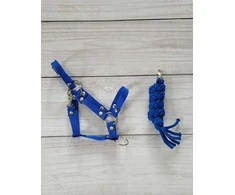 Super Hobby Horse Hobby Horse skirtas mėlynas kamanų ir pavadžio rinkinys