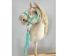 Super Hobby Horse hobby horse skirtas kantaras su virve – mėtų spalvos