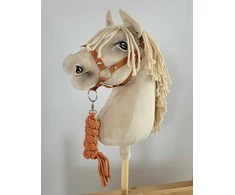 Super Hobby Horse hobby horse skirtas kantaras ir pavadėlis ginger spalvos