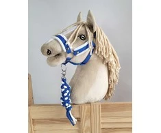 Super Hobby Horse Hobio arklio kantaras A3 su balta pūkuota apdaila ir pavadžiu