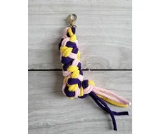Super Hobby Horse Pavadėlis hobi arkliukui, rožinis/violetinis/geltonas