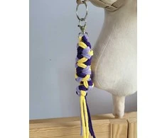 Super Hobby Horse Hobio arklio pavadis, dvigubas, violetinis/geltonas