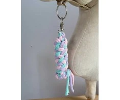 Super Hobby Horse Pavadėlis hobi arkliukui dvigubas – mėtų, violetinis, šviesiai rožinis