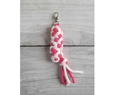 Super Hobby Horse Pavadėlis hobi arkliukui, rožinis/baltas, dvigubas