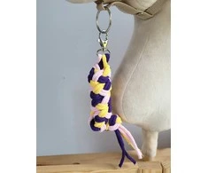 Super Hobby Horse Pavadėlis hobi arkliukui, rožinis/violetinis/geltonas