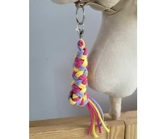Super Hobby Horse Pavadėlis hobi arkliukui, tamsiai rožinis/violetinis/geltonas