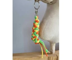 Super Hobby Horse Hobbyhorse pavadėlis dvigubas – geltonas/šviesiai žalias/oranžinis