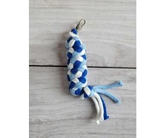 Super Hobby Horse Pavadėlis hobi arkliukui dvigubas – mėlynas/baltas