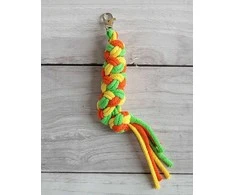 Super Hobby Horse Hobbyhorse pavadėlis dvigubas – geltonas/šviesiai žalias/oranžinis