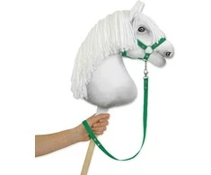 Super Hobby Horse Pavadėlis hobi arkliukui, žalios spalvos