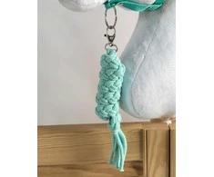 Super Hobby Horse Pavadėlis hobi arkliukui, dviguba virvė, mėtų spalvos