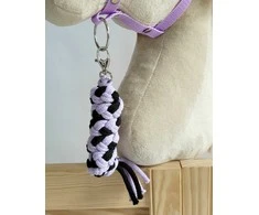 Super Hobby Horse Pavadėlis hobi arkliukui, juodas-violetinis
