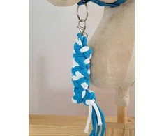 Super Hobby Horse Pavadėlis hobi arkliukui, baltas-turkio spalvos