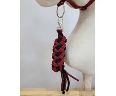 Super Hobby Horse Pavadėlis hobi arkliukui, juodas-burgundiškas