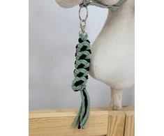 Super Hobby Horse Pavadėlis hobi arkliukui, juodas-žalsvas