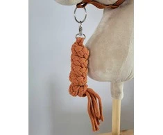 Super Hobby Horse Pavadėlis hobi arkliukui, dviguba virvė, rusvas