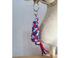 Super Hobby Horse Pavadėlis hobi arkliukui dvigubas – mėlynas / žydras / raudonas