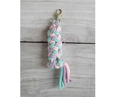 Super Hobby Horse Pavadėlis hobi arkliukui dvigubas – mėtų, violetinis, šviesiai rožinis